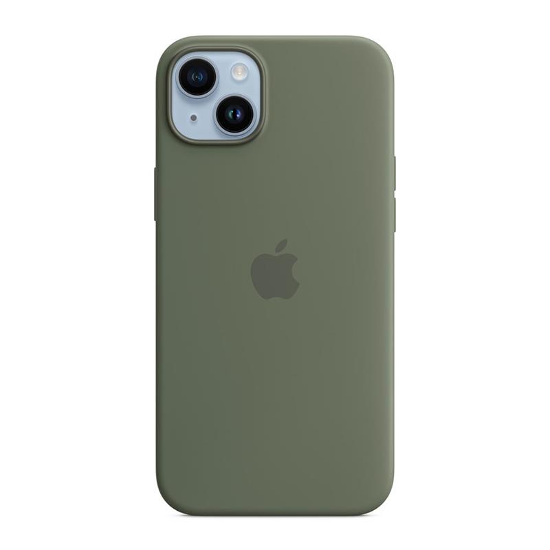 Apple iPhone 14 Plus Silicone Case with MagSafe - Olive *Rozbalený*