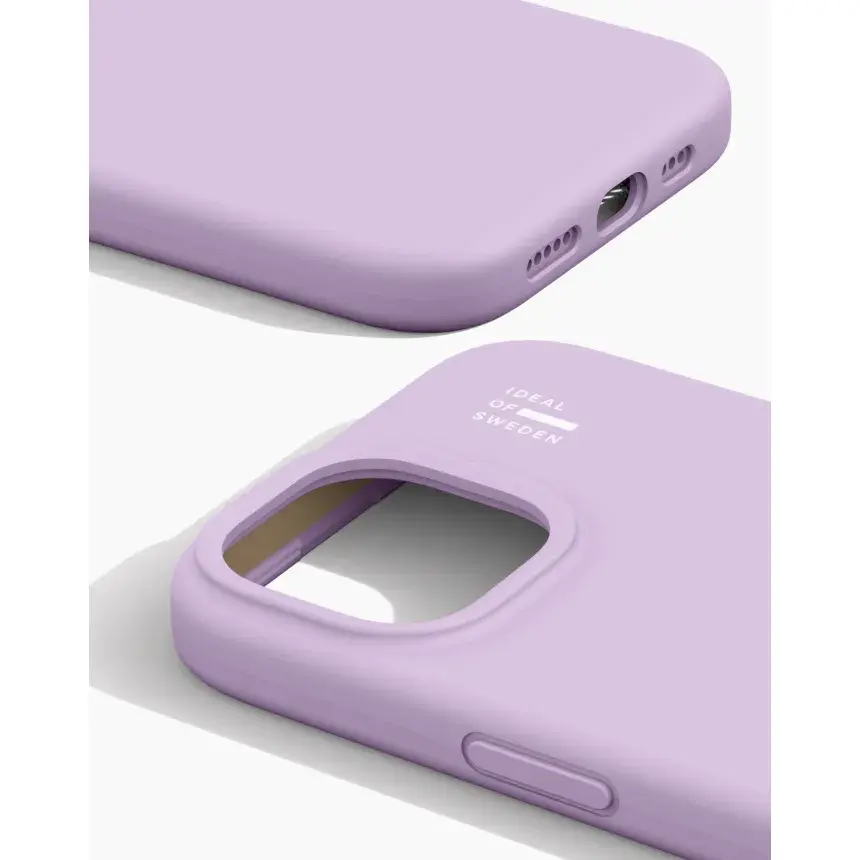 iDeal Silicone Case MagSafe iPhone 13/14/15/16e/17e Lavender Milk