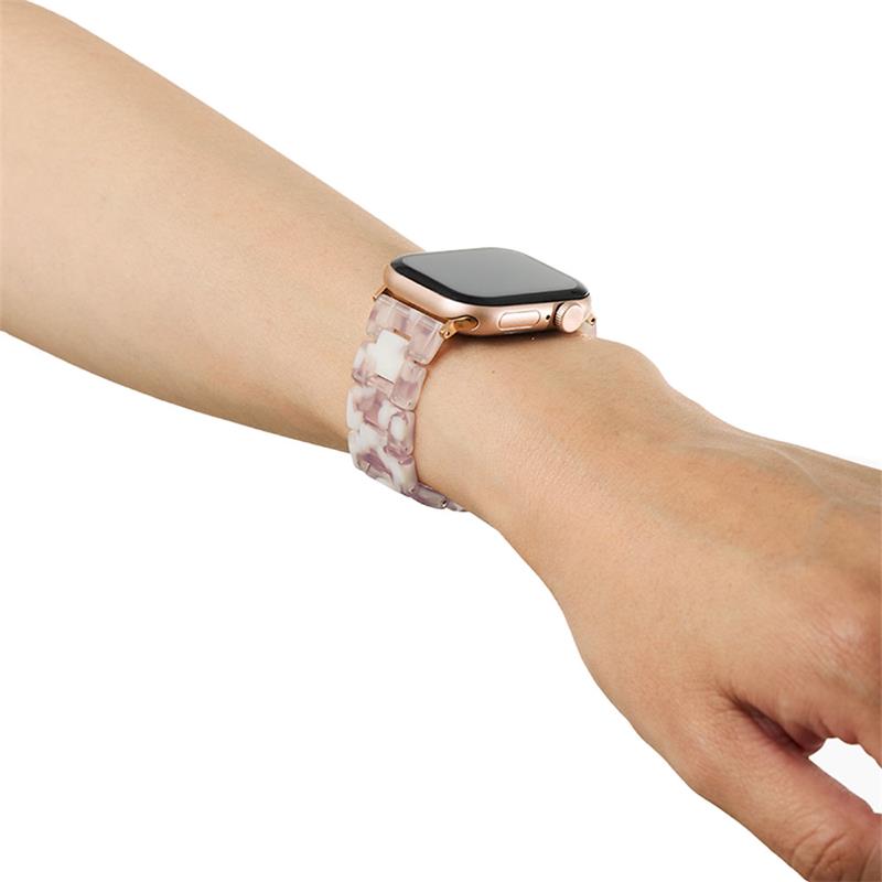 iDeal Resin Watch Band 38/40/41/42 Pink Pearl