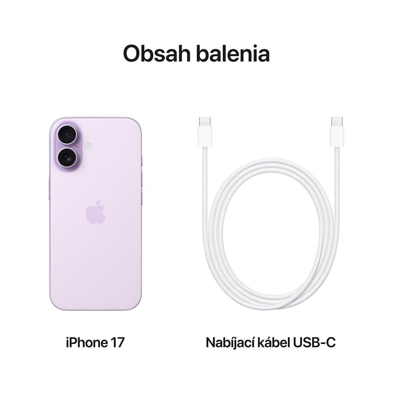 iPhone 17 512GB Levanduľová *Rozbalený*