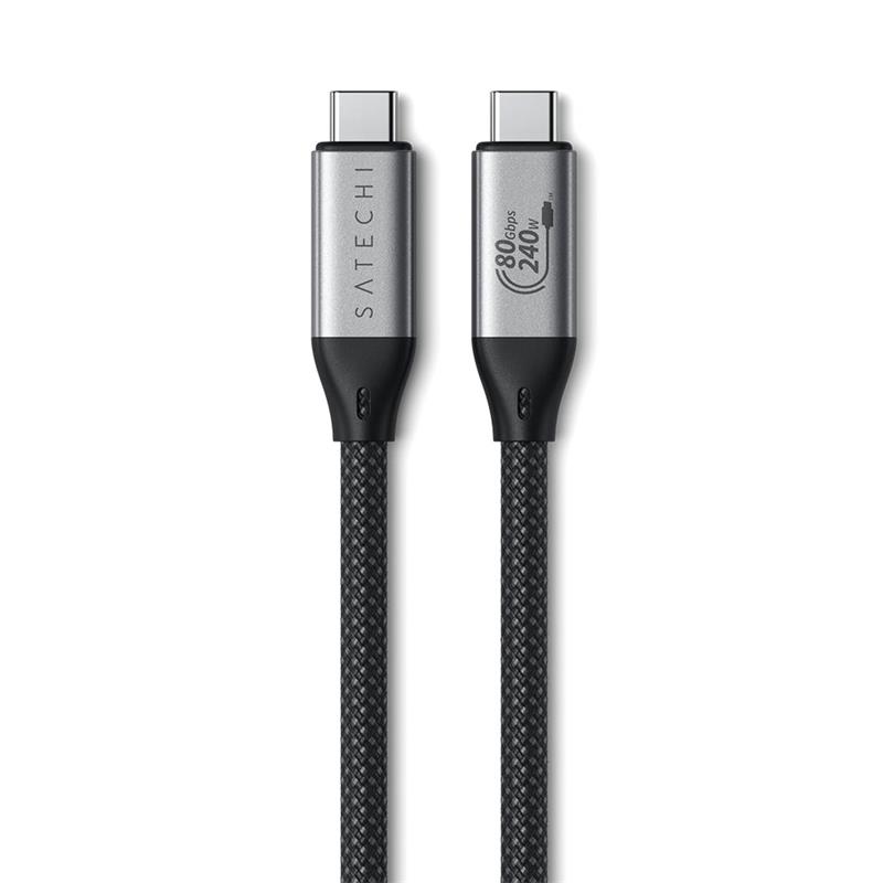 Satechi kábel USB4 V2 Pro Cable 240W 1.2m - Space Gray