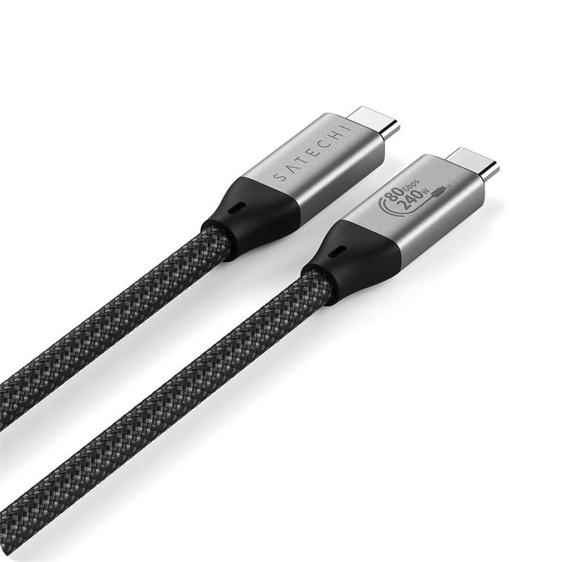 Satechi kábel USB4 V2 Pro Cable 240W 1.2m - Space Gray
