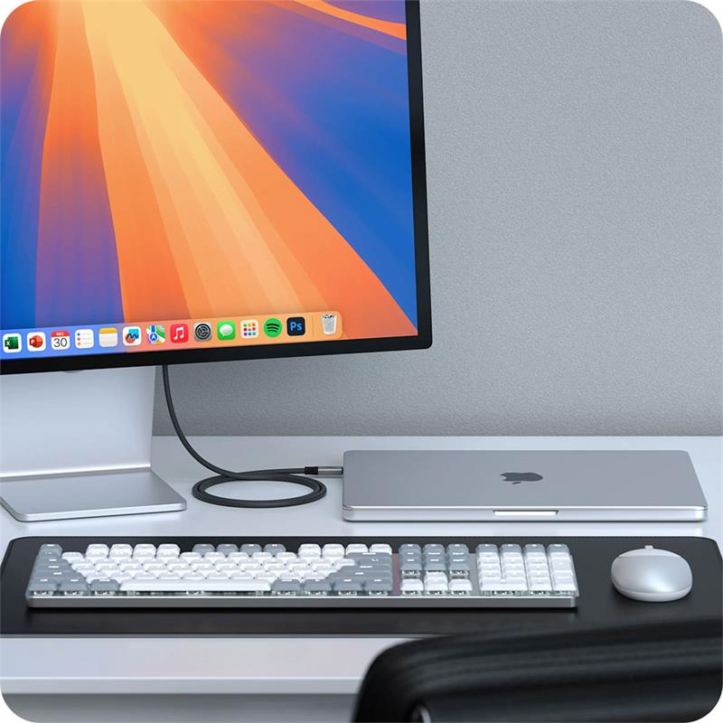 Satechi kábel USB4 V2 Pro Cable 240W 1.2m - Space Gray