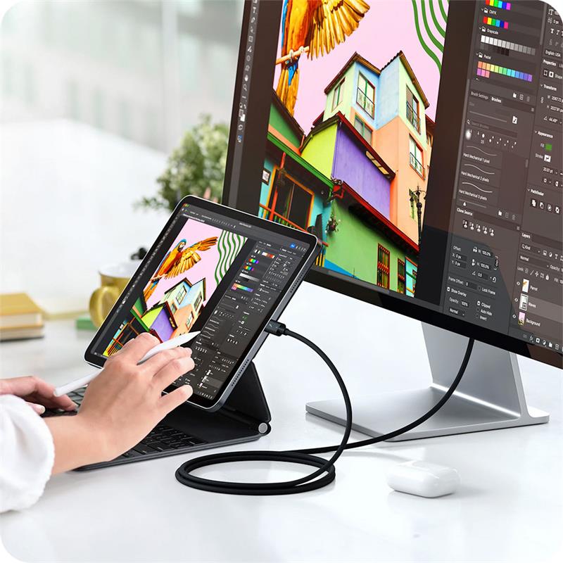 Satechi kábel Thunderbolt 5 Pro Cable 1m - Black