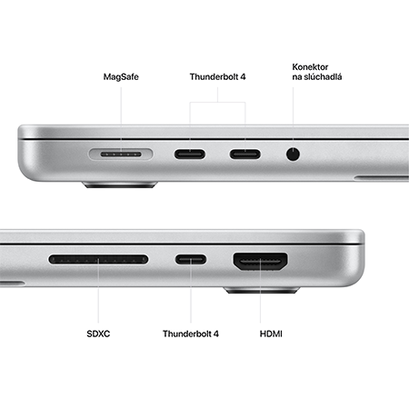MacBook Pro 14" M2 Max 12C CPU 30C GPU 32 GB/1 TB strieborná SK *Použitý s DPH - Trieda A*