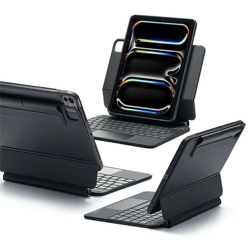 ESR klávesnica Rebound Magnetic Keyboard Case pre iPad Pro 11" M4 2024 Eng - Black *Rozbalený*