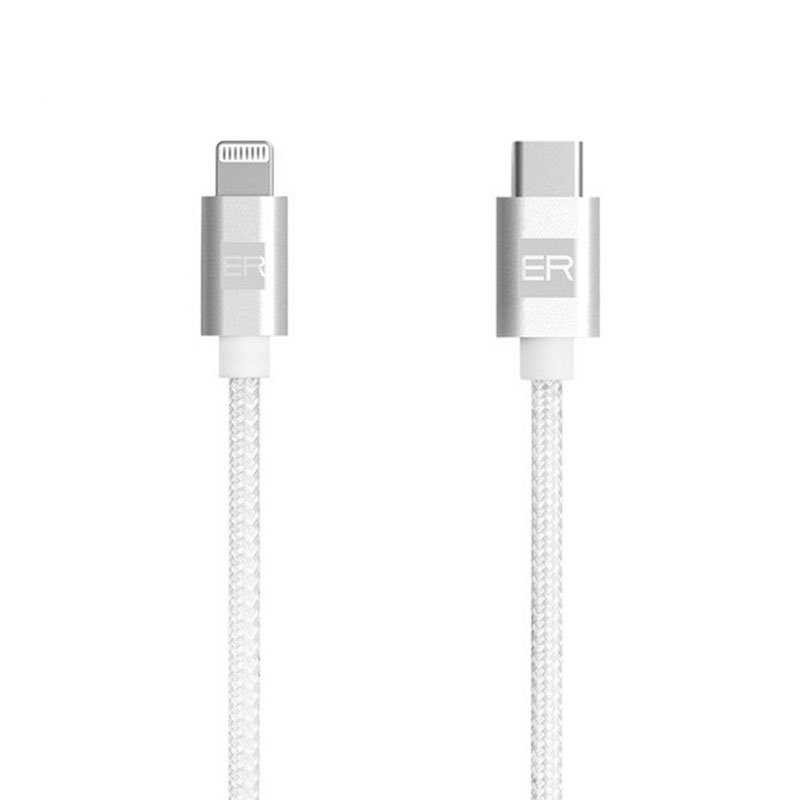 ER POWER kábel USB-C to Lightning 2m - White *Rozbalený*