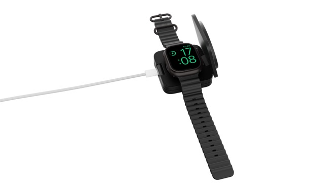 Cubenest Qi2.2 3v1 Skládací bezdrátová magnetická nabíječka SQ312 Ultra - černá