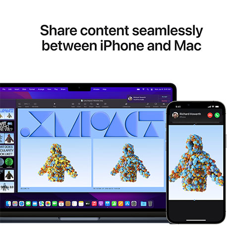 MacBook Air 13" Apple M2 8C CPU 8C GPU 16 GB / 256 GB polnočná SK *Použitý s DPH - Trieda B*