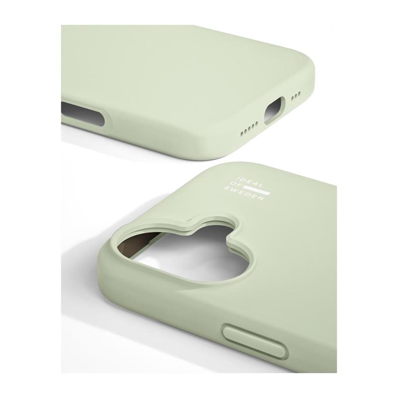 iDeal Silicone Case MagSafe iPhone 16 Sage Green