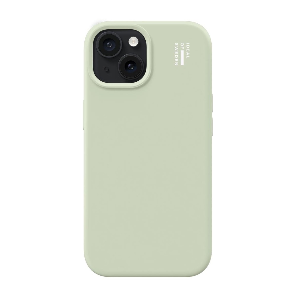 iDeal Silicone Case MagSafe iPhone 13/14/15/16e/17e Sage Green