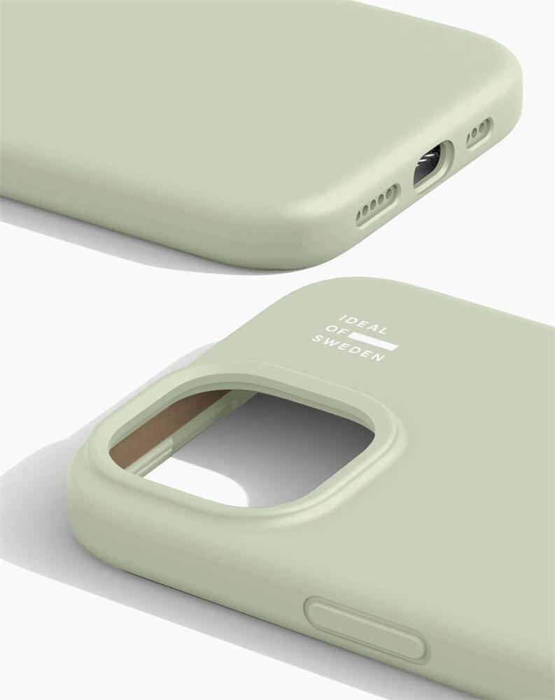 iDeal Silicone Case MagSafe iPhone 13/14/15/16e/17e Sage Green
