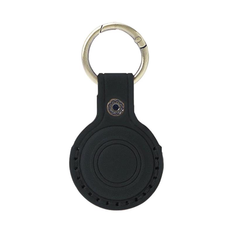 Mobile Origin puzdro Leather KeyChain pre Apple Airtag - Black