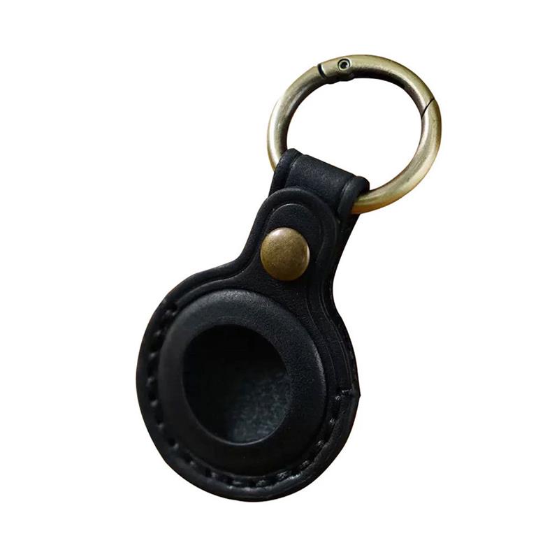 Mobile Origin puzdro Leather KeyChain pre Apple Airtag - Black