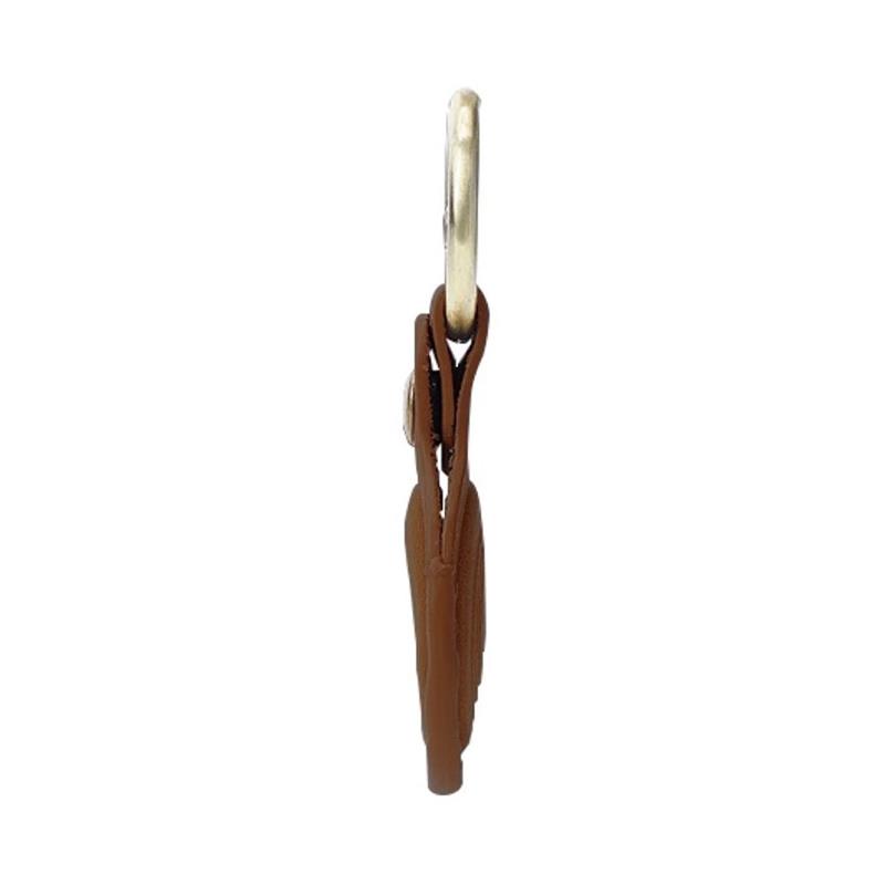 Mobile Origin puzdro Leather KeyChain pre Apple Airtag - Midnight Brown