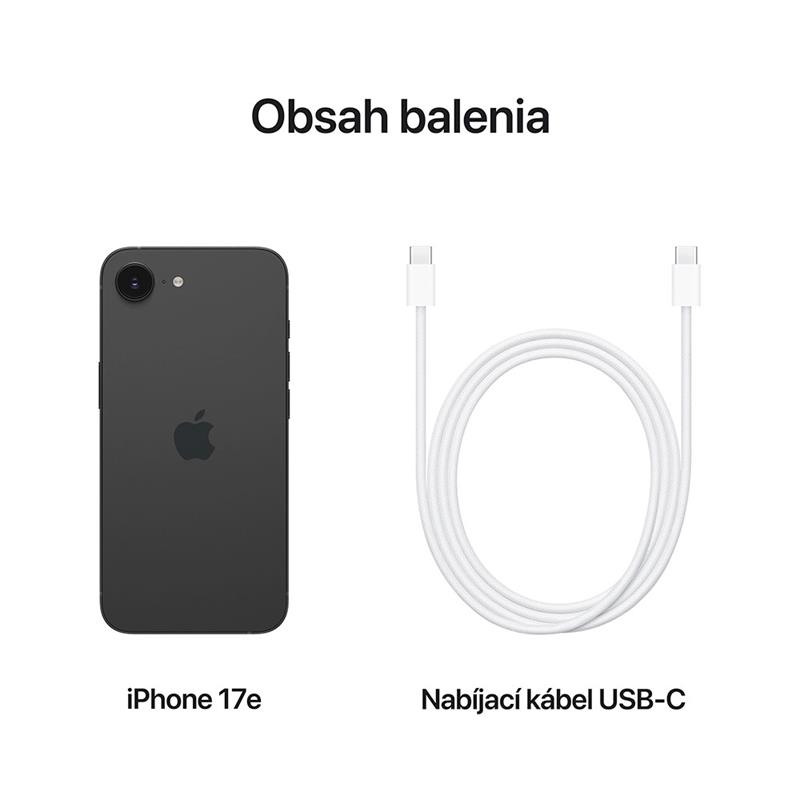 iPhone 17e 256 GB čierny