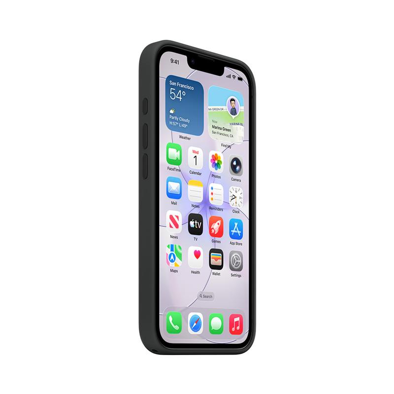 iPhone 17e Silicone Case with MagSafe – Čierna