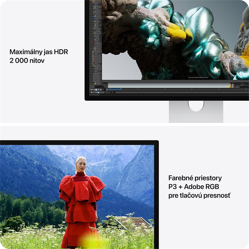 Apple Studio Display XDR - Sklo s nanotexturou - adaptér držáku VESA (Stojan není součástí)