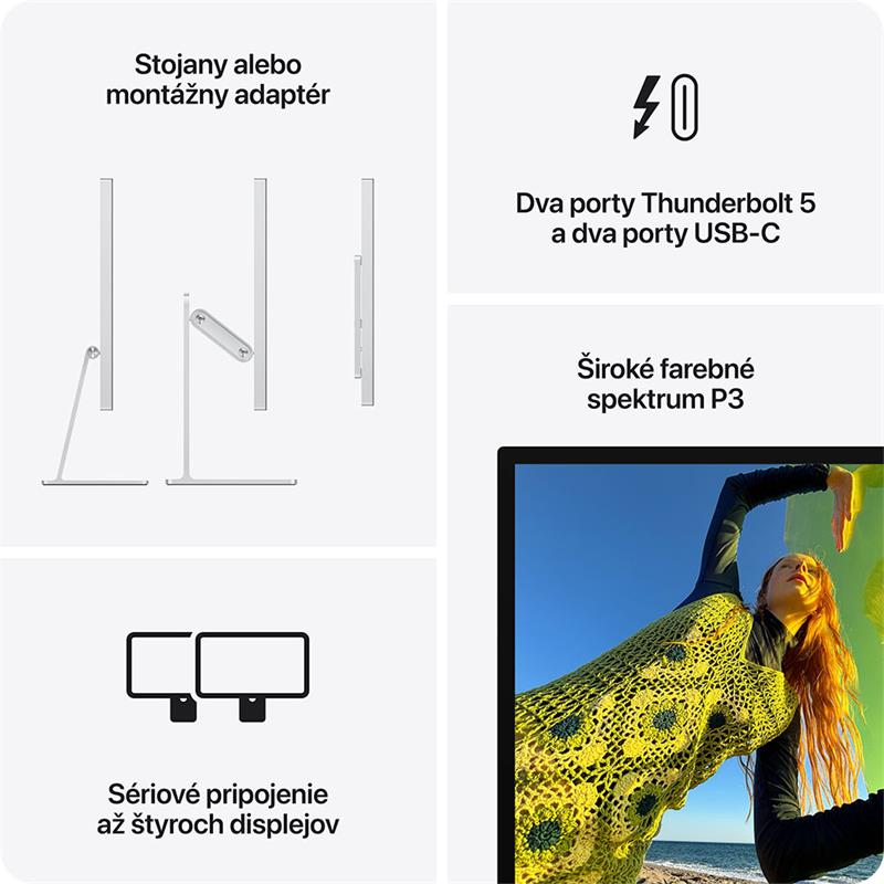 Apple Studio Display - Sklo s nanotextúrou - Stojan s nastaviteľným náklonom