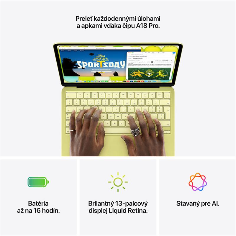 MacBook Neo 13" Apple A18 Pro 6C CPU 5C GPU 8GB 512GB Citrus SK