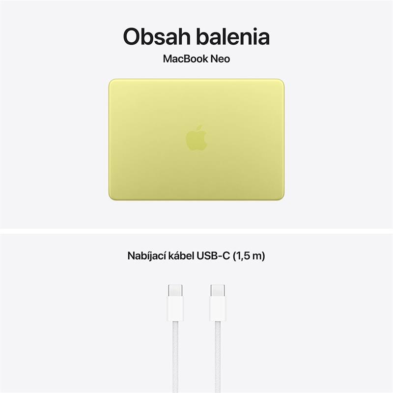 MacBook Neo 13" Apple A18 Pro 6C CPU 5C GPU 8GB 512GB Citrus SK