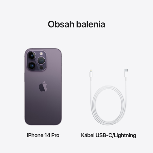 iPhone 14 Pro eSIM 256 GB Temně fialový *Třída C*