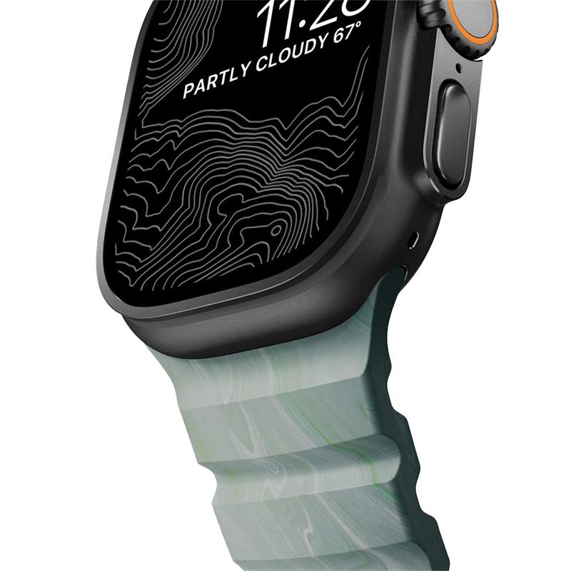 Nomad remienok Rocky Point Band pre Apple Watch 46/49mm - Sierra Stone/Black