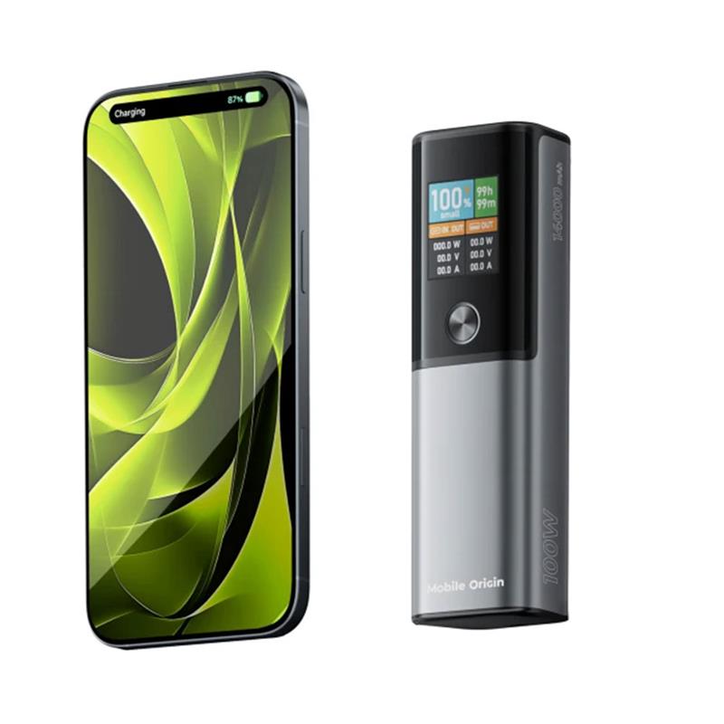 Mobile Origin PowerBank 100W PD 14000mAh - Gray