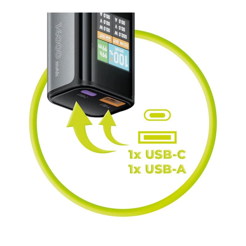 Mobile Origin PowerBank 100W PD 14000mAh - Gray