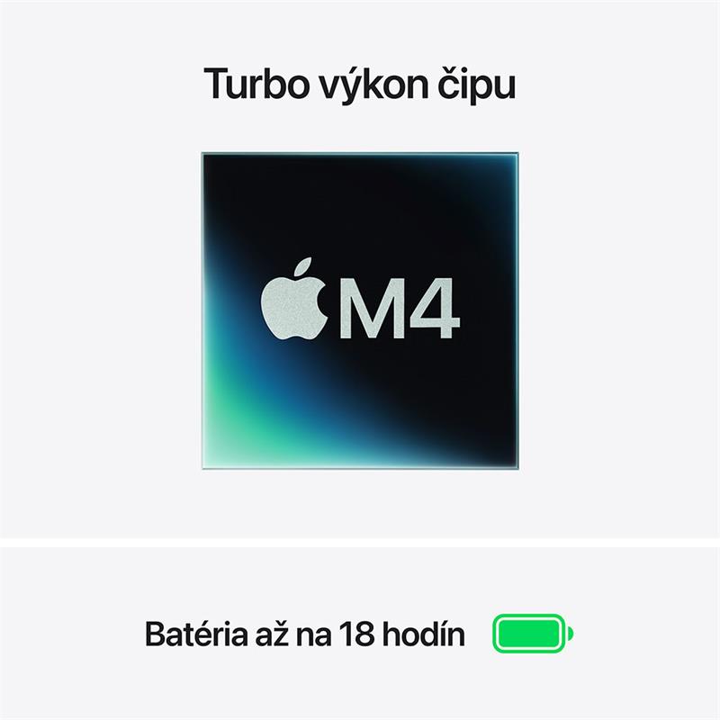 MacBook Air 15" Apple M4 10C CPU 10C GPU 16GB 256GB Polnočný SK *Vystavený*