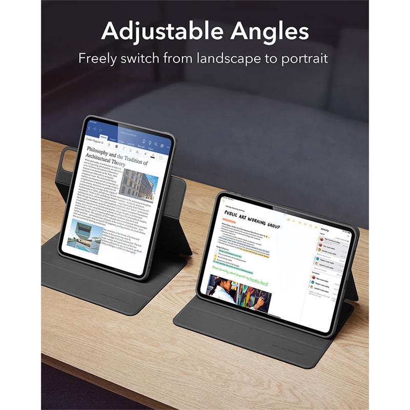 ESR puzdro Rebound Hybrid Case 360 pre iPad Pro 11" M4/M5 - Gray *Rozbalený*