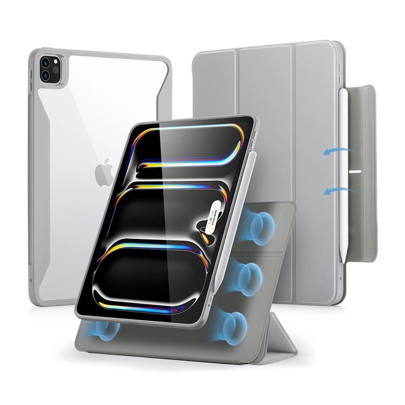 ESR puzdro Rebound Hybrid Case 360 pre iPad Pro 11" M4/M5 - Gray *Rozbalený*