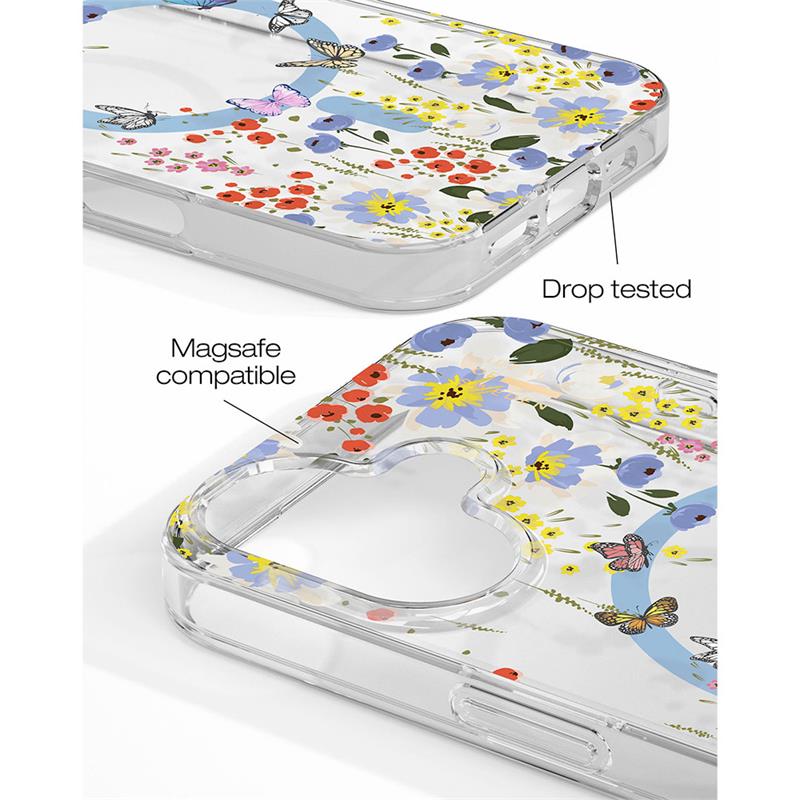 iDeal Fashion Clear Case MagSafe iPhone 16 Artistic Garden *Rozbalený*