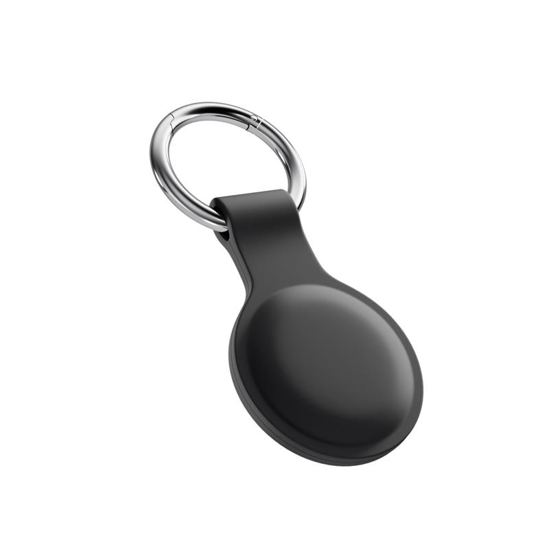 Epico silikonové pouzdro s plnou zadní stranou pro AirTag - černá