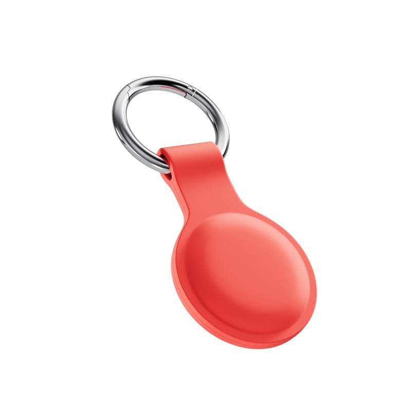 Epico silikonové pouzdro s plnou zadní stranou pro AirTag - červená