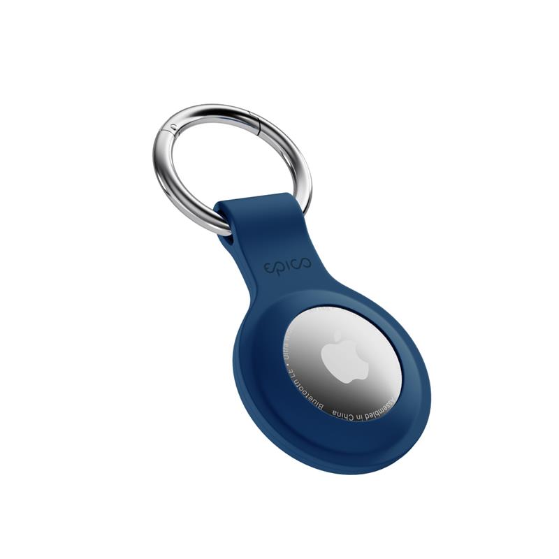 Epico silikonové pouzdro s plnou zadní stranou pro AirTag - tmavě modrá