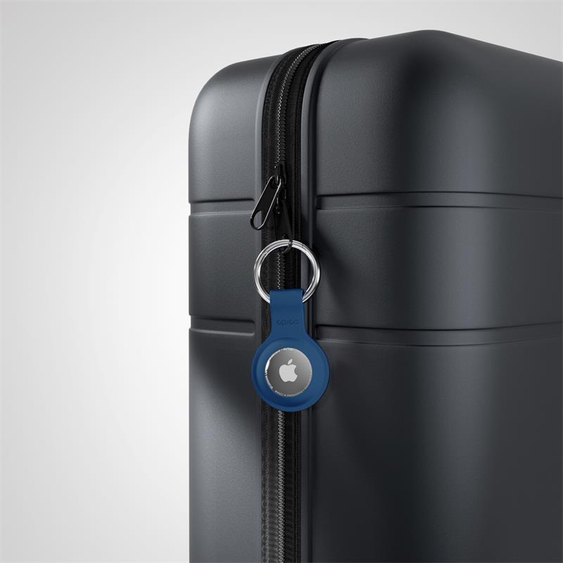 Epico silikonové pouzdro s plnou zadní stranou pro AirTag - tmavě modrá