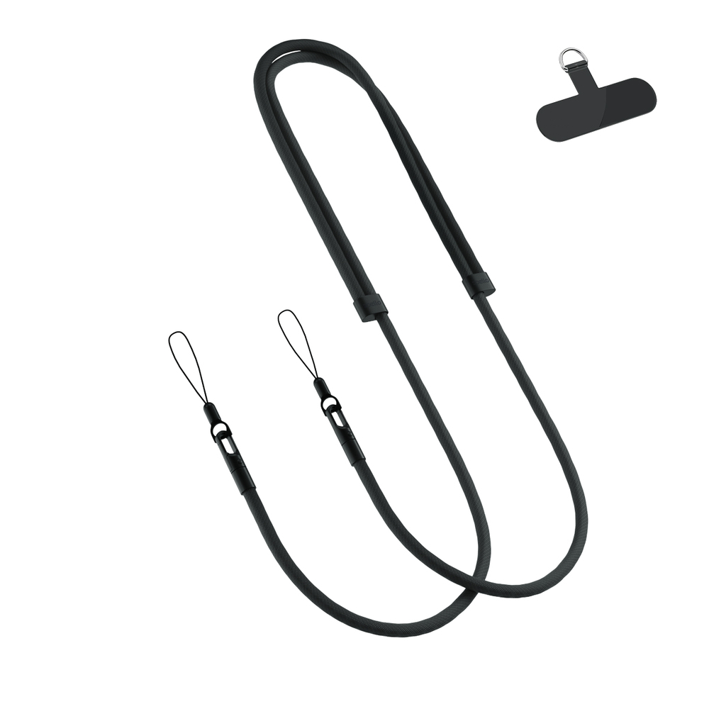 Spello Rope Crossbody Strap - černá