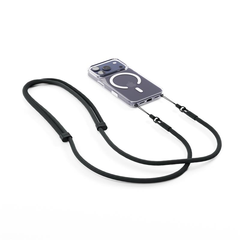 Spello Rope Crossbody Strap - černá