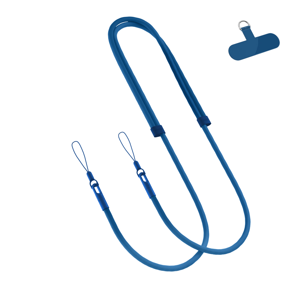 Spello Rope Crossbody Strap - modrá