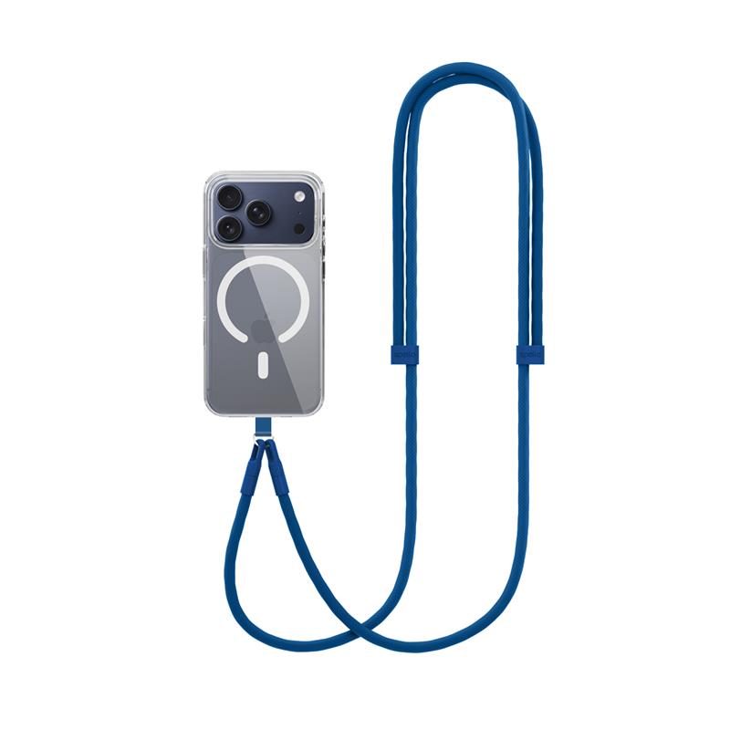 Spello Rope Crossbody Strap - modrá