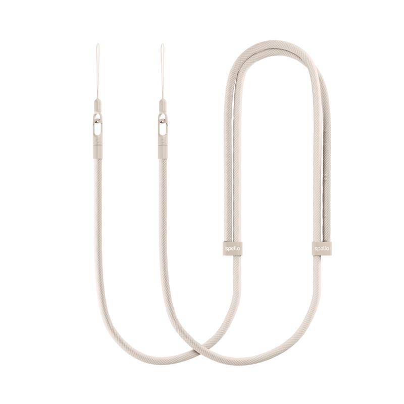 Spello Rope Crossbody Strap - béžová