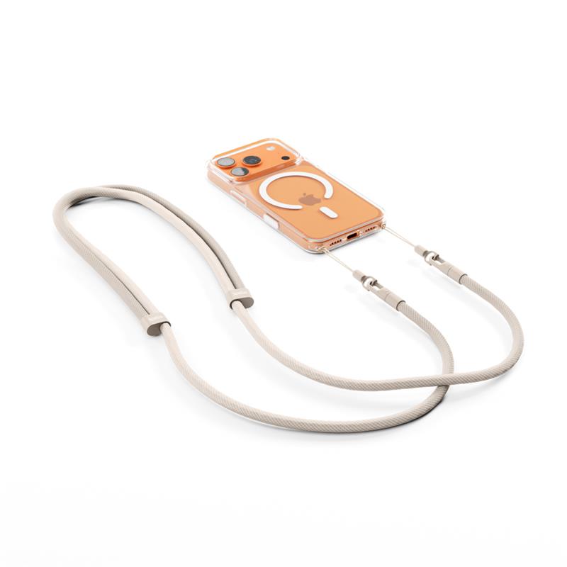 Spello Rope Crossbody Strap - béžová