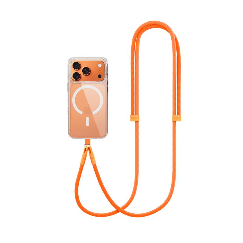 Spello Rope Crossbody Strap - oranžová