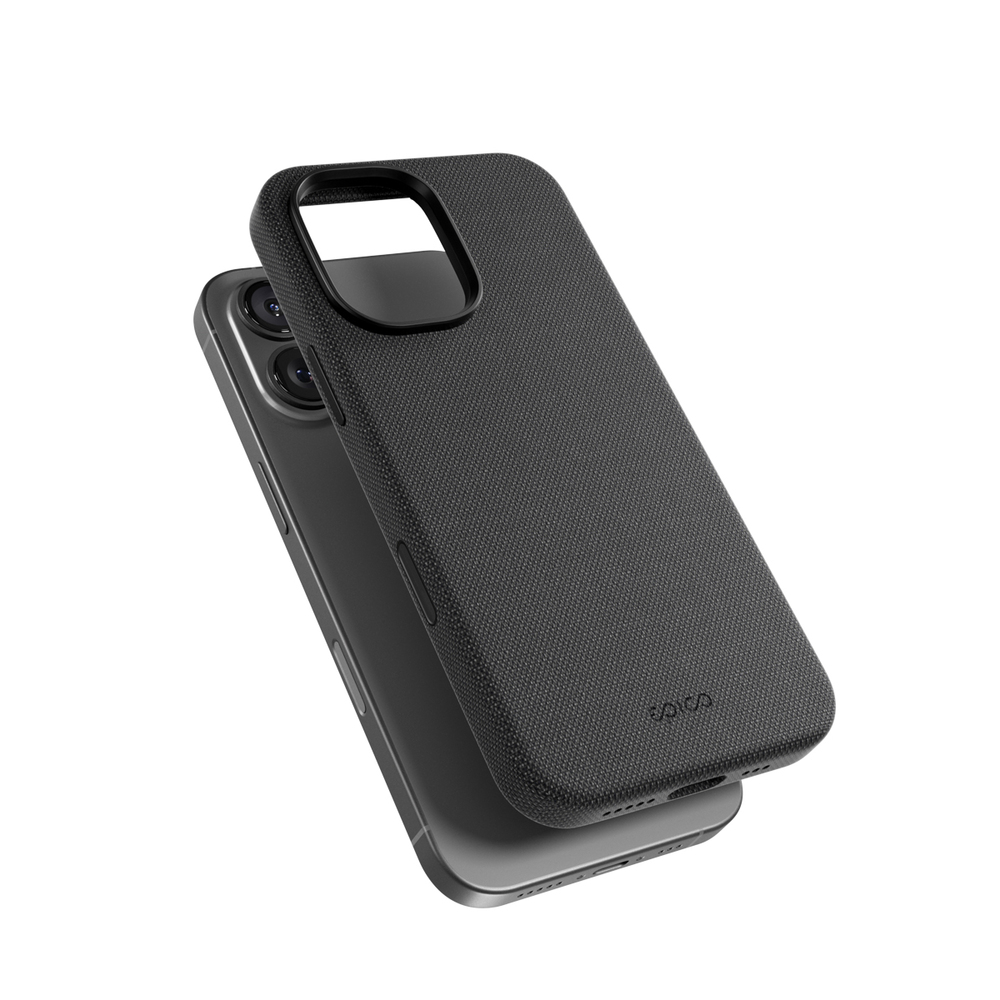 Epico SolidWoven Pro Mag+ Case iPhone 17 Qi2 & Magsafe kompatibilní-černá