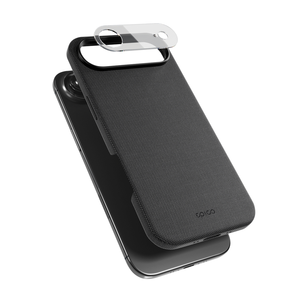 Epico SolidWoven Mag + Case iPhone Air Qi2 & Magsafe kompatibilní-černá