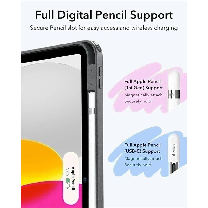 ESR puzdro Flip Magnetic Case pre iPad 10-11 Gen 2022/2025 - Black