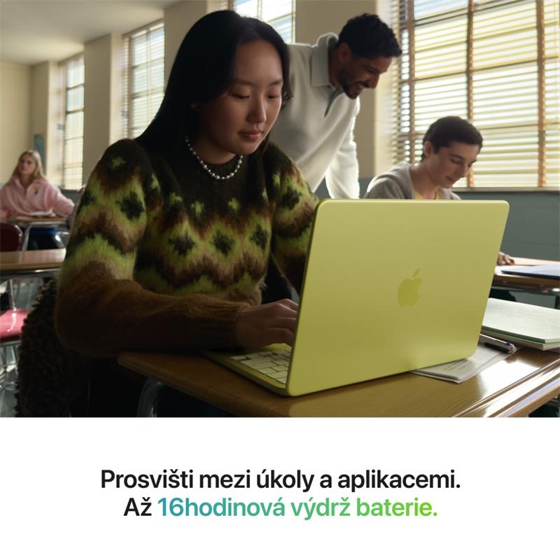 EDU MacBook Neo Apple A18 Pro 6core CPU 5core GPU 8GB 512GB Citrusově žlutý CZ