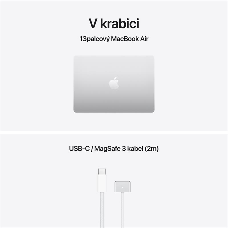 EDU MacBook Air 13" Apple M5 10core CPU 8core GPU 16GB 512GB Stříbrný CZ