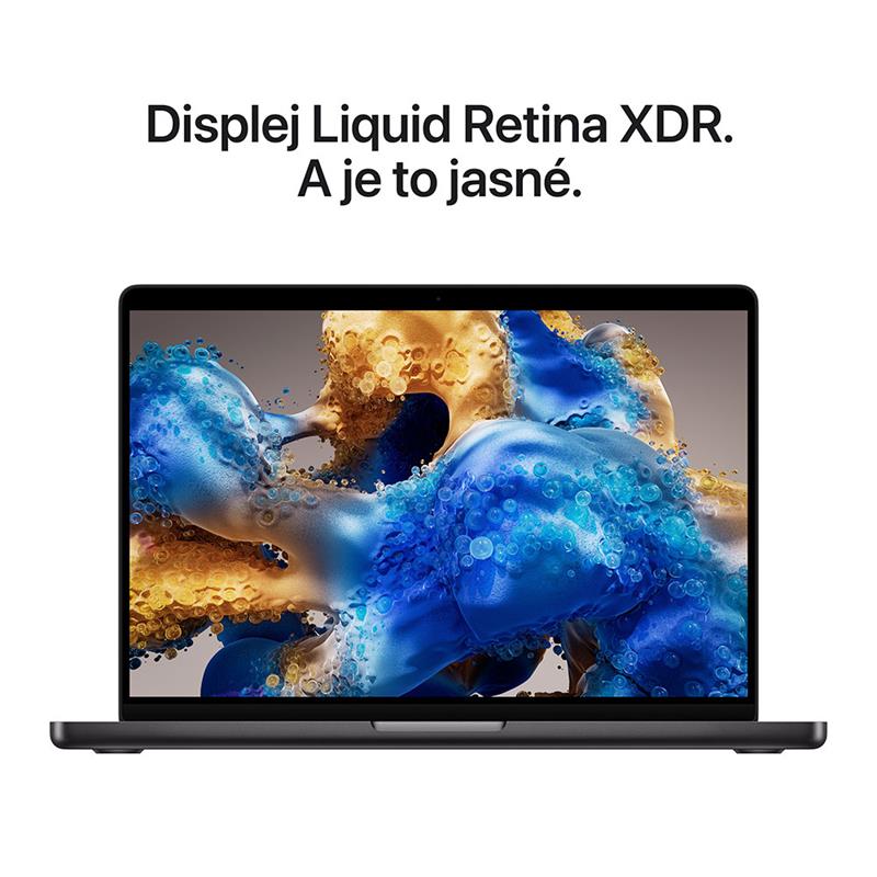MacBook Pro 14" Apple M5 Pro 15C CPU 16C GPU 24GB 1TB Kozmický čierny INT English